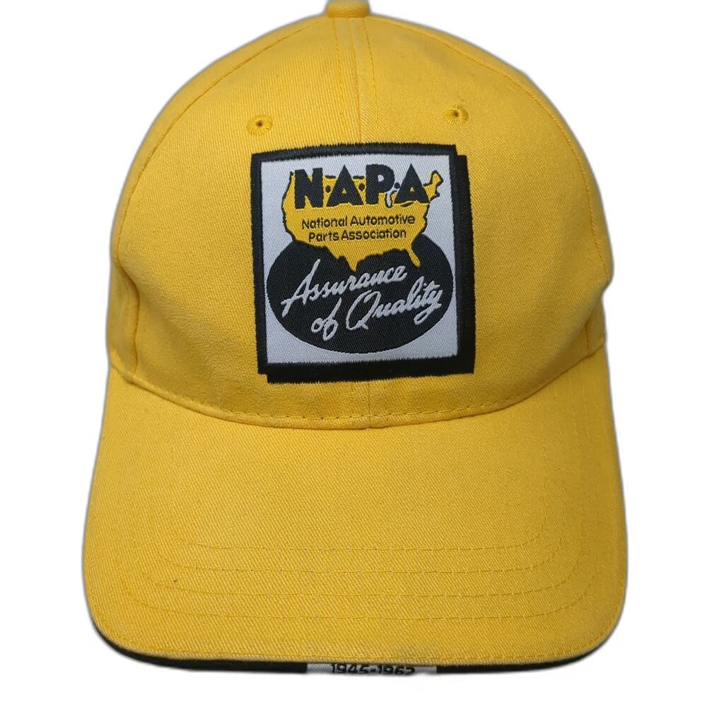 NAPA Automotive Assurance of Quality Baseball Cap Yellow One Size Slideback hat